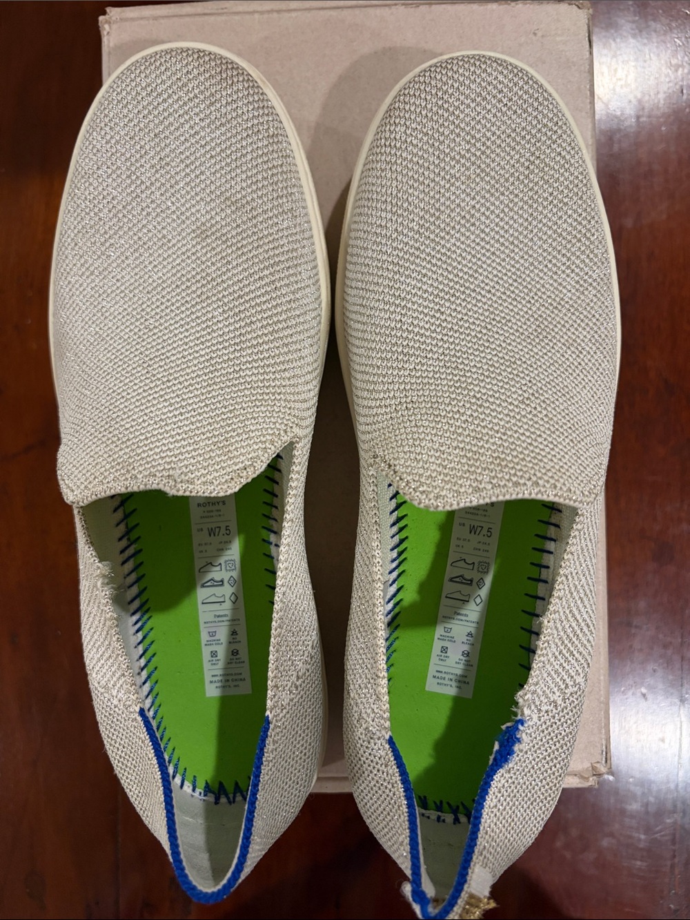 Rothy's Diamond Twill Slip-On Sneaker